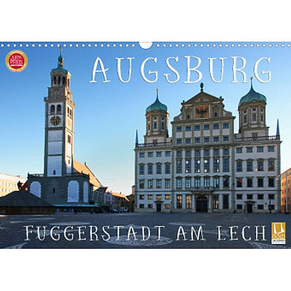 Augsburg - Fuggerstadt am Lech (Wandkalender 2022 DIN A3 quer), Martina Cross