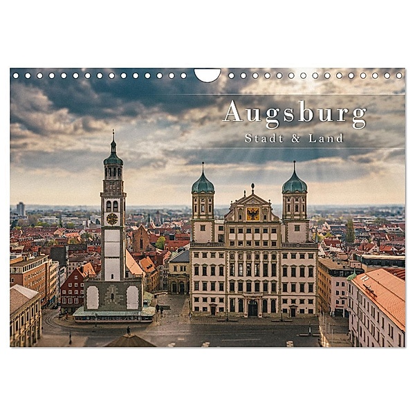 Augsburg - Stadt und Land (Wandkalender 2024 DIN A4 quer), CALVENDO Monatskalender, Patrick Rosyk