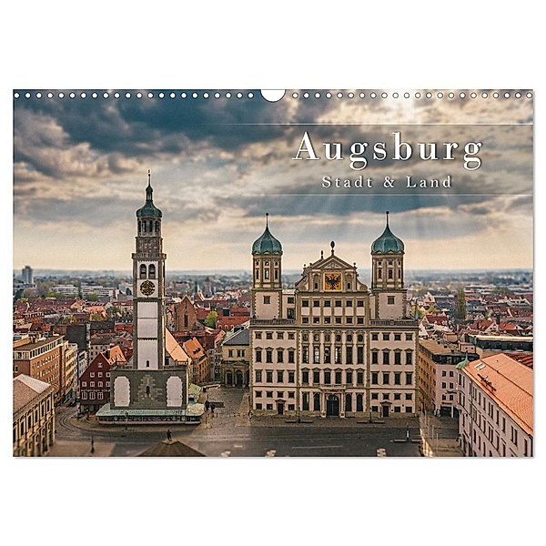 Augsburg - Stadt und Land (Wandkalender 2025 DIN A3 quer), CALVENDO Monatskalender, Calvendo, Patrick Rosyk