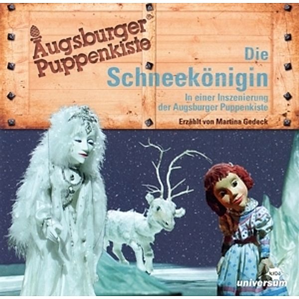 Augsburger Puppenkiste: Die Schneekönigin Hörspiel, 1 Audio-CD, Diverse Interpreten