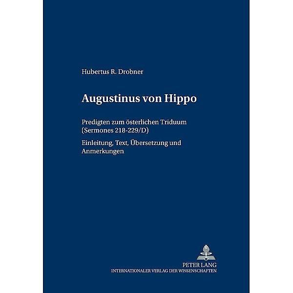 Augustinus von Hippo, Hubertus Drobner