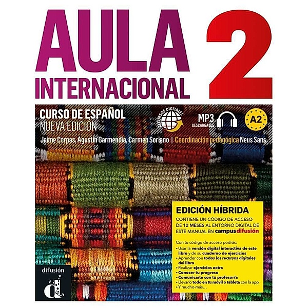 Aula internacional nueva edición 2 A2 - Edición híbrida