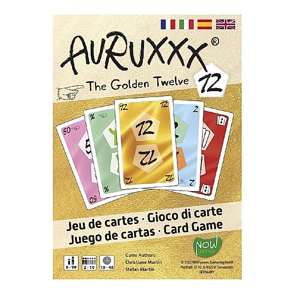 Spiel direkt, NOW games Spielverlag AURUXXX - The Golden 12, Stefan Martin, Christiane Martin-Reiter