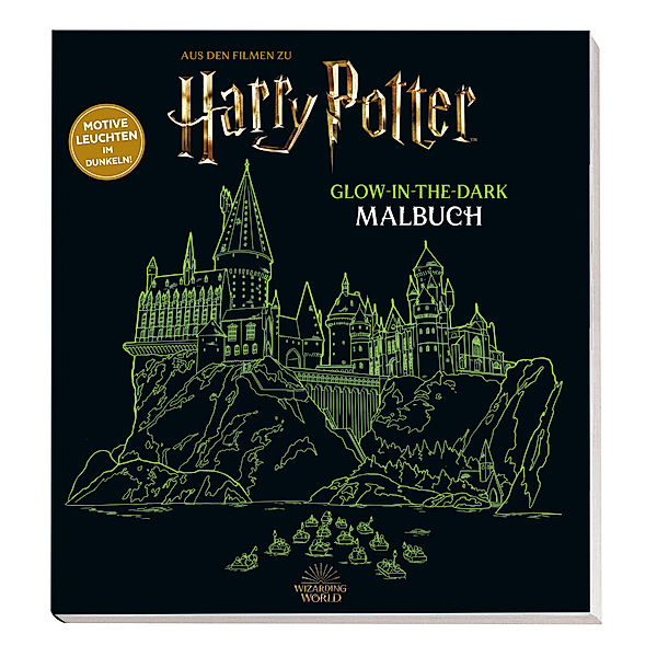 Aus den Filmen zu Harry Potter: Glow-in-the-Dark Malbuch, Panini