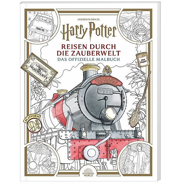 Aus den Filmen zu Harry Potter: Reisen durch die Zauberwelt - Das offizielle Malbuch, Panini