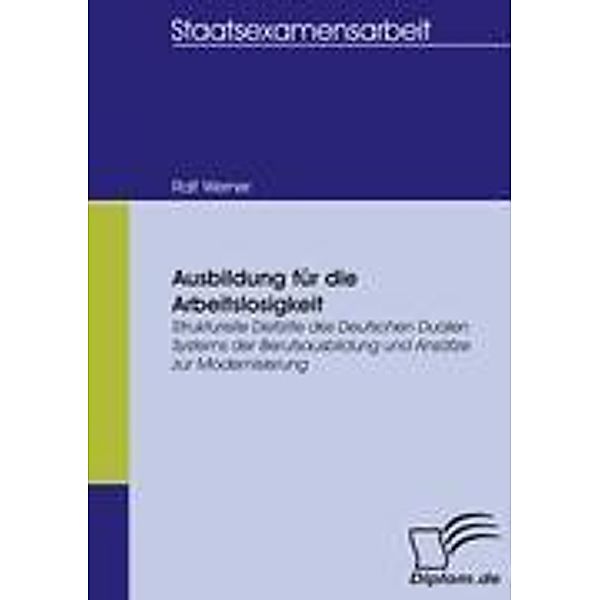 Ausbildung für die Arbeitslosigkeit, Ralf Werner