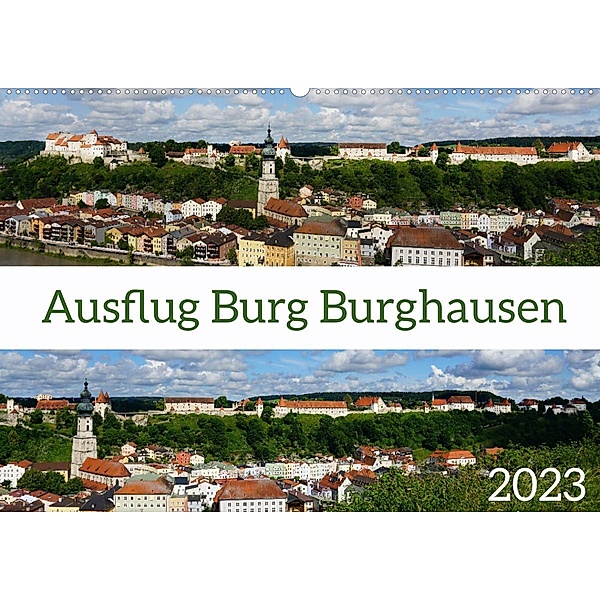 Ausflug Burg Burghausen (Wandkalender 2023 DIN A2 quer), Sergej Schmidt
