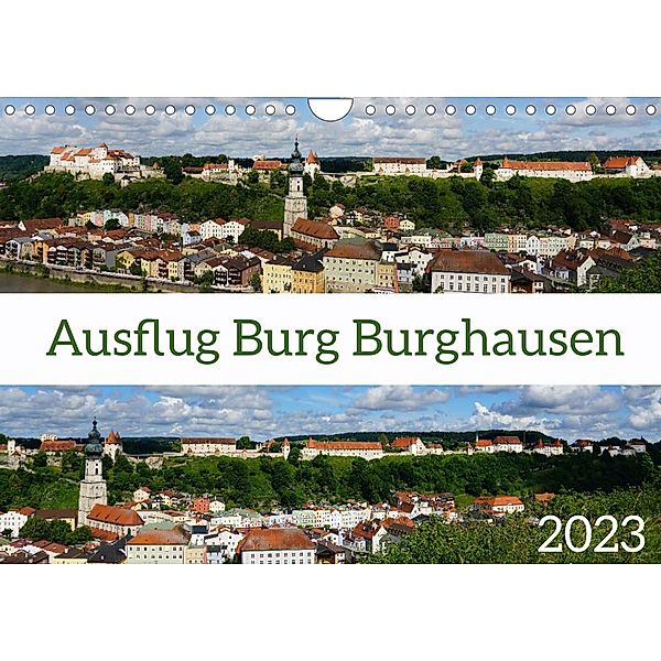 Ausflug Burg Burghausen (Wandkalender 2023 DIN A4 quer), Sergej Schmidt