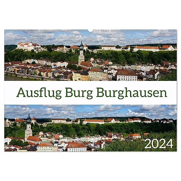 Ausflug Burg Burghausen (Wandkalender 2024 DIN A2 quer), CALVENDO Monatskalender, Sergej Schmidt