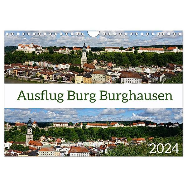 Ausflug Burg Burghausen (Wandkalender 2024 DIN A4 quer), CALVENDO Monatskalender, Sergej Schmidt
