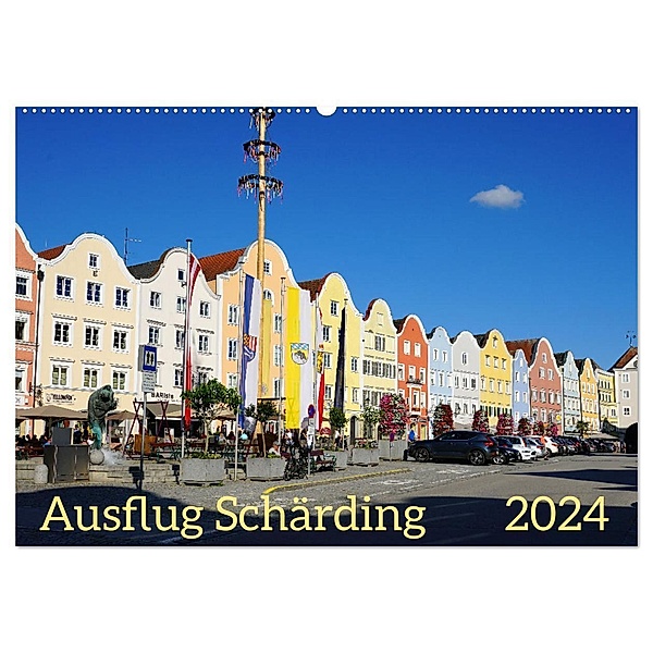 Ausflug Schärding (Wandkalender 2024 DIN A2 quer), CALVENDO Monatskalender, Sergej Schmidt
