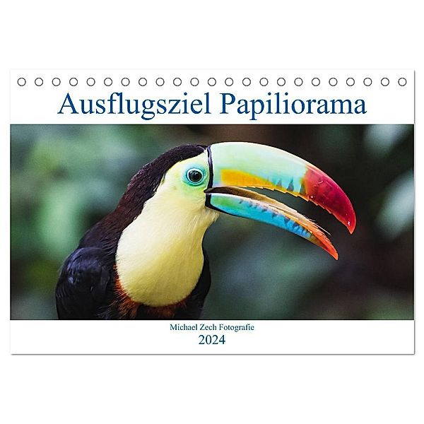 Ausflugsziel Papiliorama (Tischkalender 2024 DIN A5 quer), CALVENDO Monatskalender, Michael Zech Fotografie