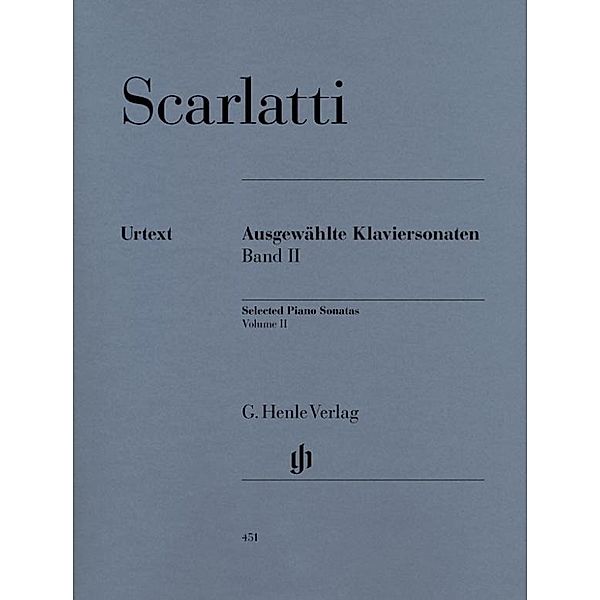 Ausgewählte Klaviersonaten, Band II Domenico Scarlatti - Ausgewählte Klaviersonaten