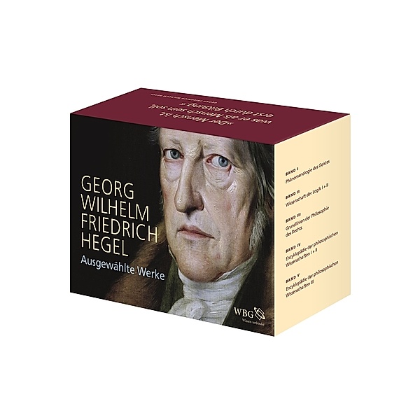 Ausgewählte Werke, 5 Bände, Georg Wilhelm Friedrich Hegel