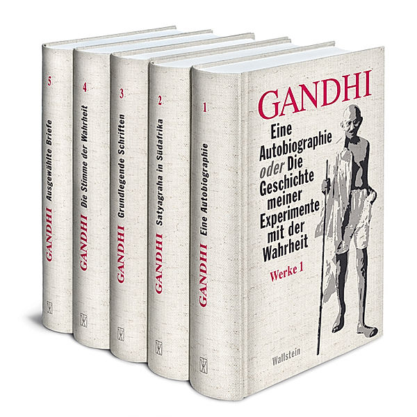 Ausgewählte Werke, 5 Teile, Mahatma Gandhi