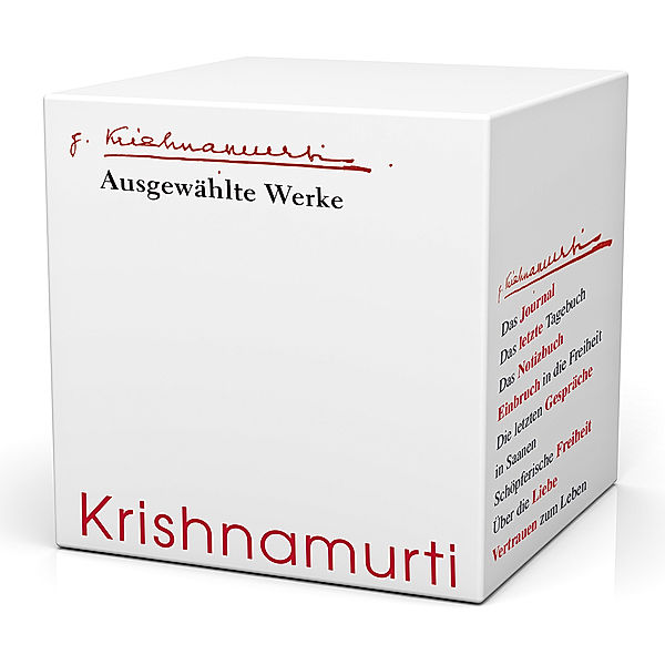 Ausgewählte Werke, 8 Bände, Jiddu Krishnamurti