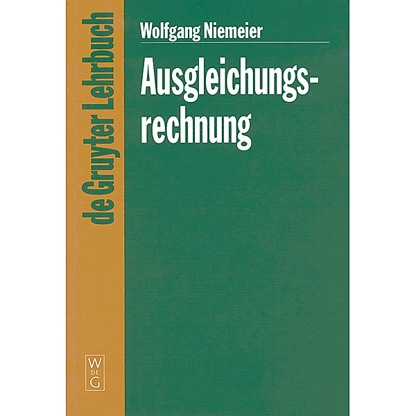 Ausgleichungsrechnung, Wolfgang Niemeier