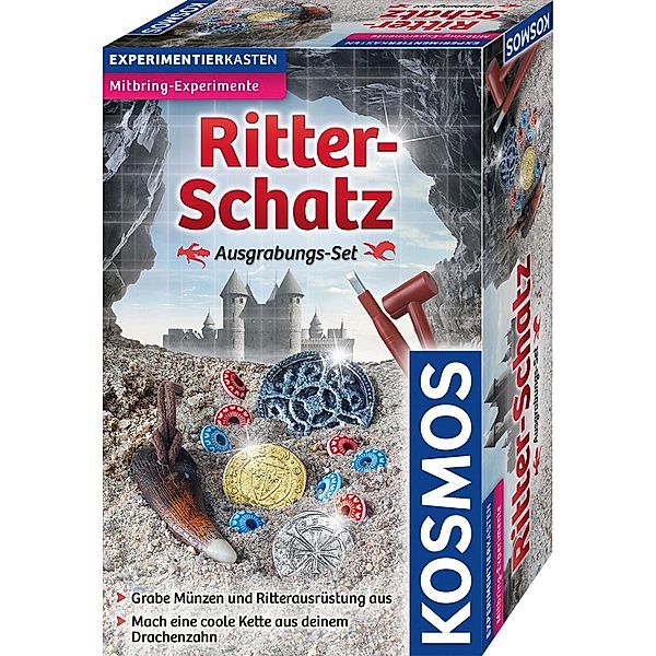 Ausgrabung Ritter-Schatz (Experimentierkasten)