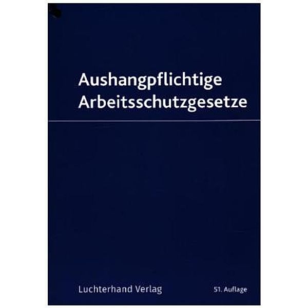 Aushangpflichtige Arbeitsschutzgesetze, Peter Pulte