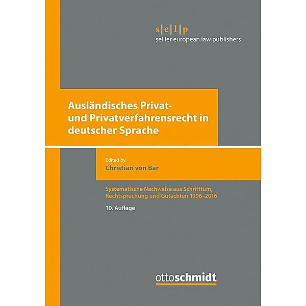 Ausländisches Privat- und Privatverfahrensrecht in deutscher Sprache