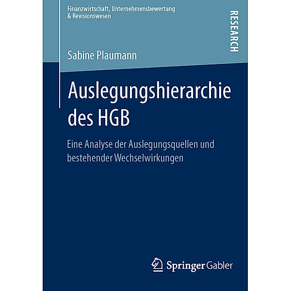 Auslegungshierarchie des HGB, Sabine Plaumann