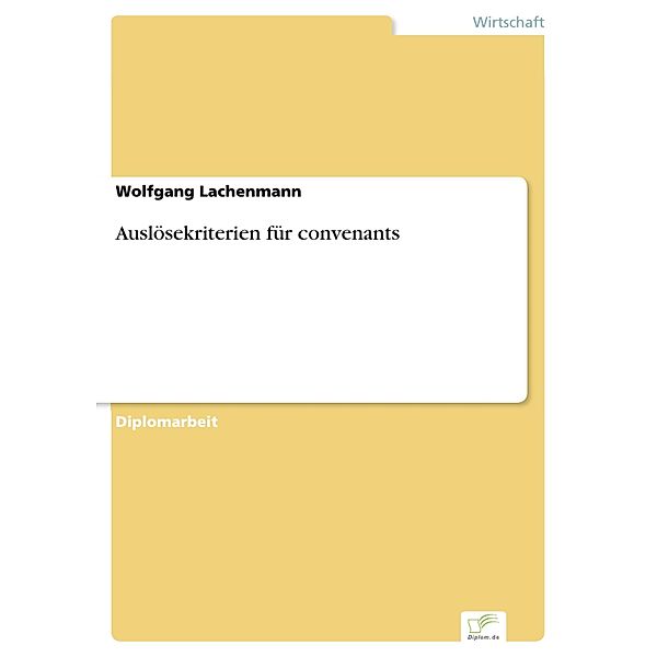 Auslösekriterien für convenants, Wolfgang Lachenmann