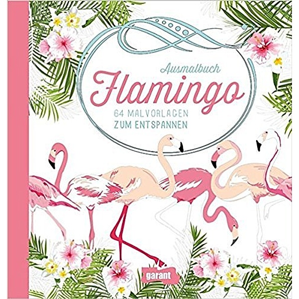 Ausmalbuch Flamingo