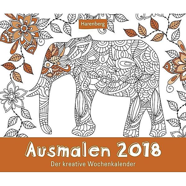 Ausmalen - Kalender 2018