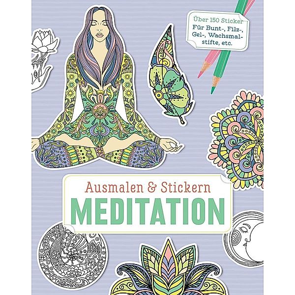 Ausmalen & Stickern: Meditation