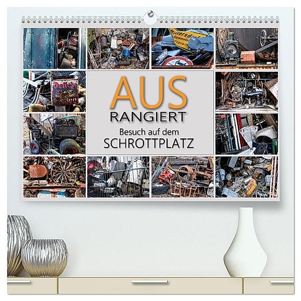 Ausrangiert Besuch auf dem Schrottplatz (hochwertiger Premium Wandkalender 2025 DIN A2 quer), Kunstdruck in Hochglanz, Calvendo, Max Watzinger - traumbild