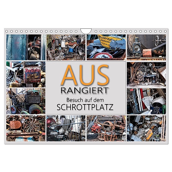 Ausrangiert Besuch auf dem Schrottplatz (Wandkalender 2024 DIN A4 quer), CALVENDO Monatskalender, Max Watzinger - traumbild