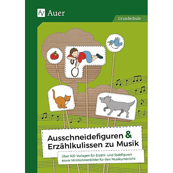 Ausschneidefiguren & Erzählkulissen zu Musik