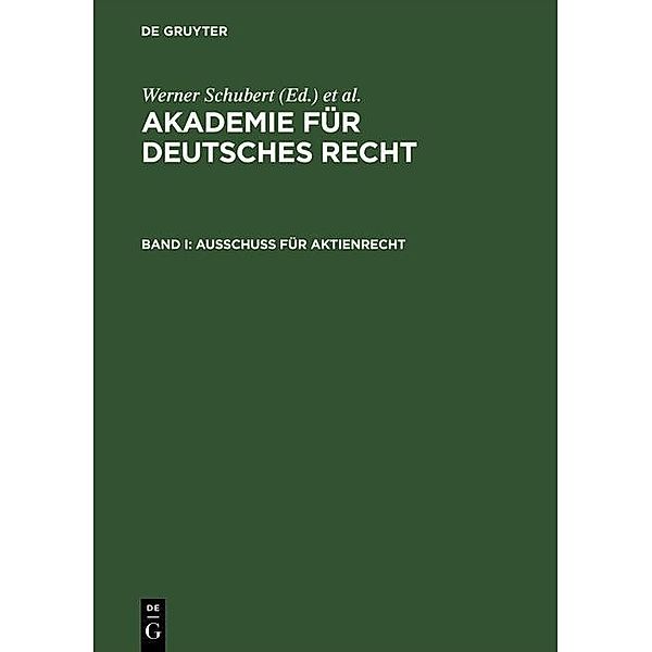 Ausschuss für Aktienrecht