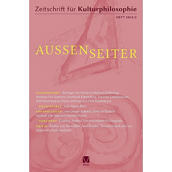 Aussenseiter / Zeitschrift für Kulturphilosophie