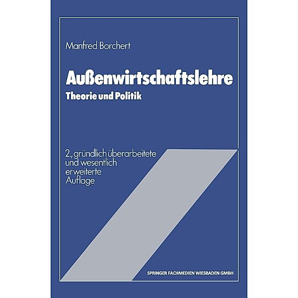 Außenwirtschaftslehre, Manfred Borchert