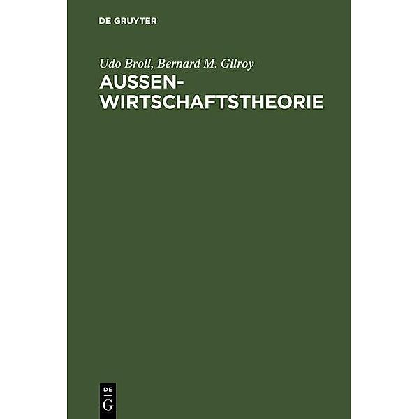 Aussenwirtschaftstheorie / Jahrbuch des Dokumentationsarchivs des österreichischen Widerstandes, Udo Broll, Bernard M. Gilroy