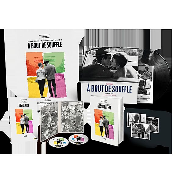 Ausser Atem - Limited Vinyl Edition (4K Ultra HD), Jean-Paul Belmondo, Jean Seberg