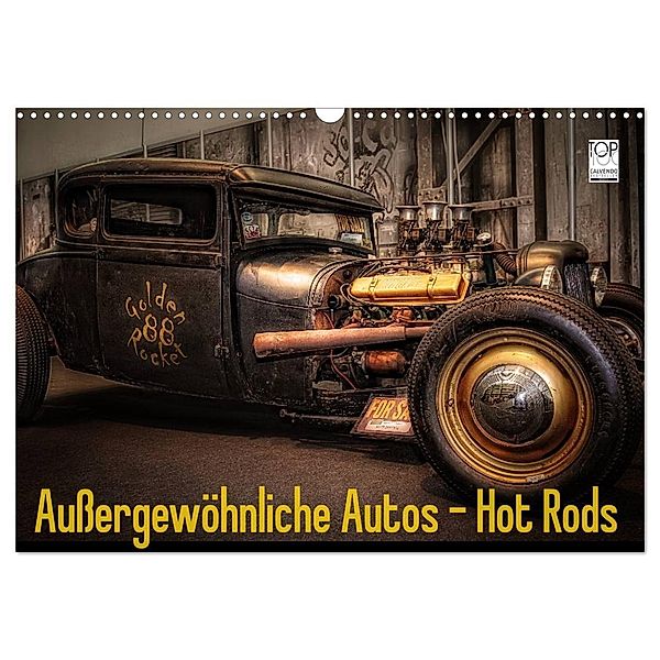 Aussergewöhnliche Autos - Hot Rods (Wandkalender 2024 DIN A3 quer), CALVENDO Monatskalender, Eleonore Swierczyna