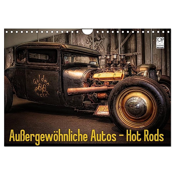 Aussergewöhnliche Autos - Hot Rods (Wandkalender 2024 DIN A4 quer), CALVENDO Monatskalender, Eleonore Swierczyna