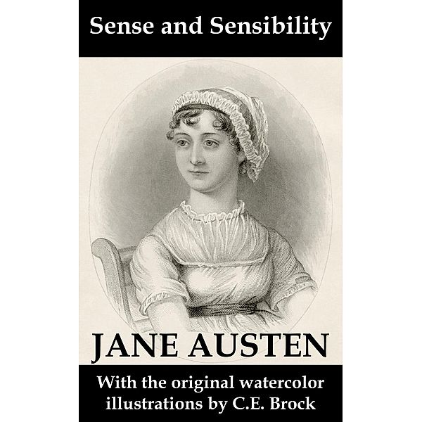 Austen, J: Sense and Sensibility (with the original watercol, Jane Austen