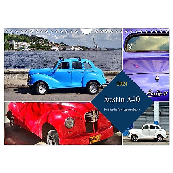 Austin A40 - Die britische Auto-Legende Devon (Wandkalender 2024 DIN A4 quer), CALVENDO Monatskalender, Henning von Löwis of Menar