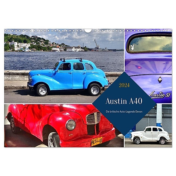 Austin A40 - Die britische Auto-Legende Devon (Wandkalender 2024 DIN A3 quer), CALVENDO Monatskalender, Henning von Löwis of Menar