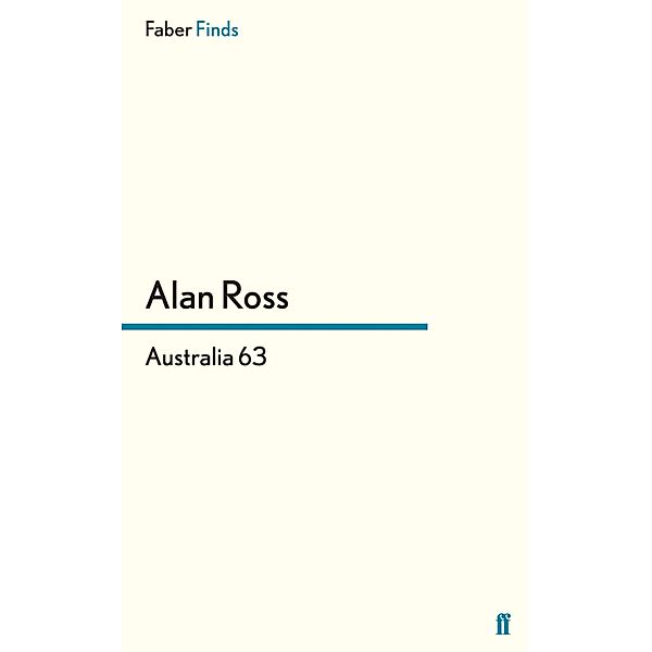 Australia 63, Alan Ross