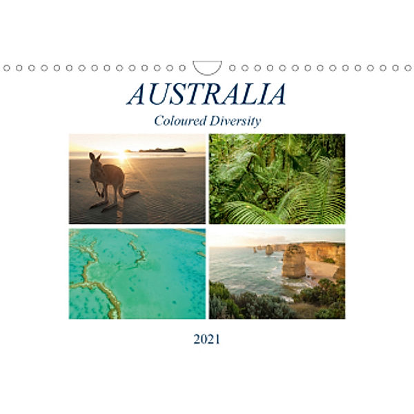 Australia - Coloured Diversity (Wall Calendar 2021 DIN A4 Landscape), Martin Wasilewski