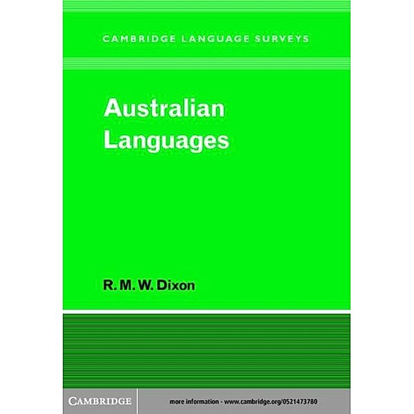 Australian Languages, R. M. W. Dixon