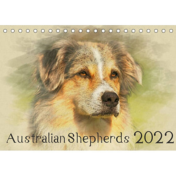 Australian Shepherds 2022 (Tischkalender 2022 DIN A5 quer), Andrea Redecker