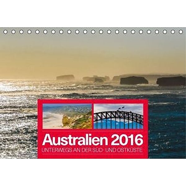 Australien 2016 - Unterwegs an der Süd- und Ostküste (Tischkalender 2016 DIN A5 quer), Stefan Aumann