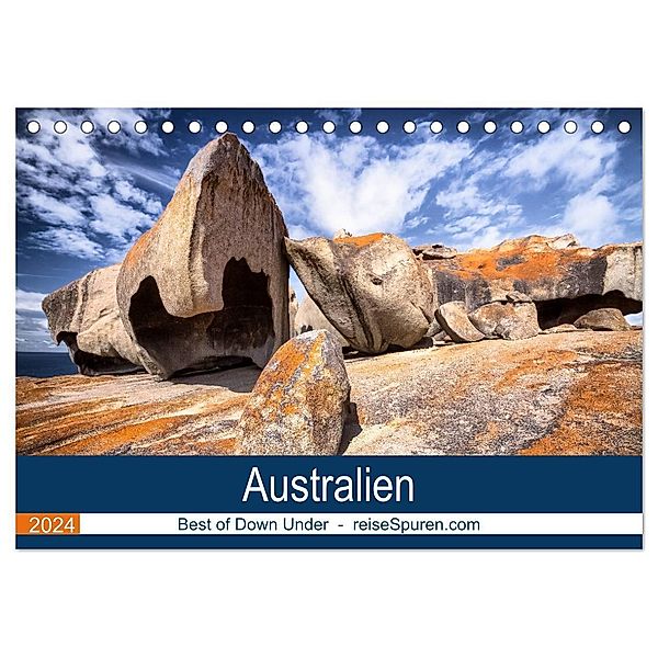 Australien 2024 Best of Down Under (Tischkalender 2024 DIN A5 quer), CALVENDO Monatskalender, Uwe Bergwitz