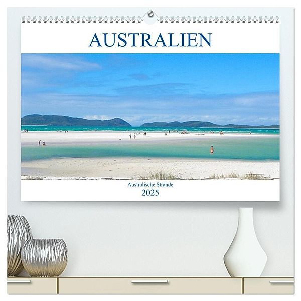 Australien - Australische Strände (hochwertiger Premium Wandkalender 2025 DIN A2 quer), Kunstdruck in Hochglanz, Calvendo, pixs:sell