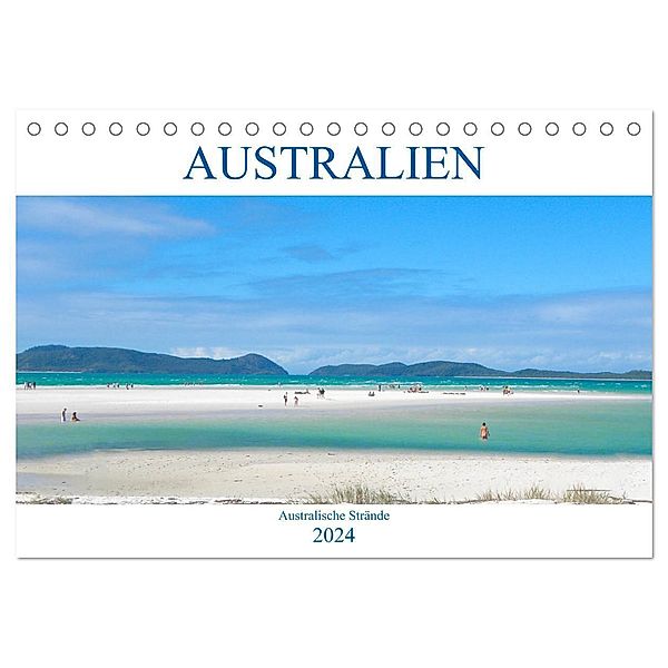 Australien - Australische Strände (Tischkalender 2024 DIN A5 quer), CALVENDO Monatskalender, pixs:sell